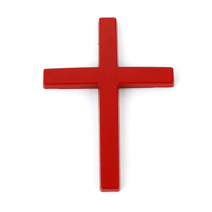3D Metal Christian Cross Emblem Badge Decal for All Cars