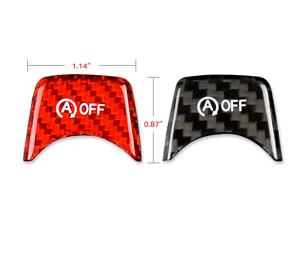 BMW 3/4 Series Carbon Fiber Start Stop Button Trim Sticker – Car Accessories | MotorWorld Marketplace