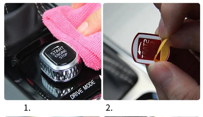 Volvo XC60 XC90 V60 S90 Start Button & Brake Trim Stickers