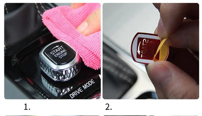 Volvo XC60 XC90 V60 S90 Start Button & Brake Trim Stickers