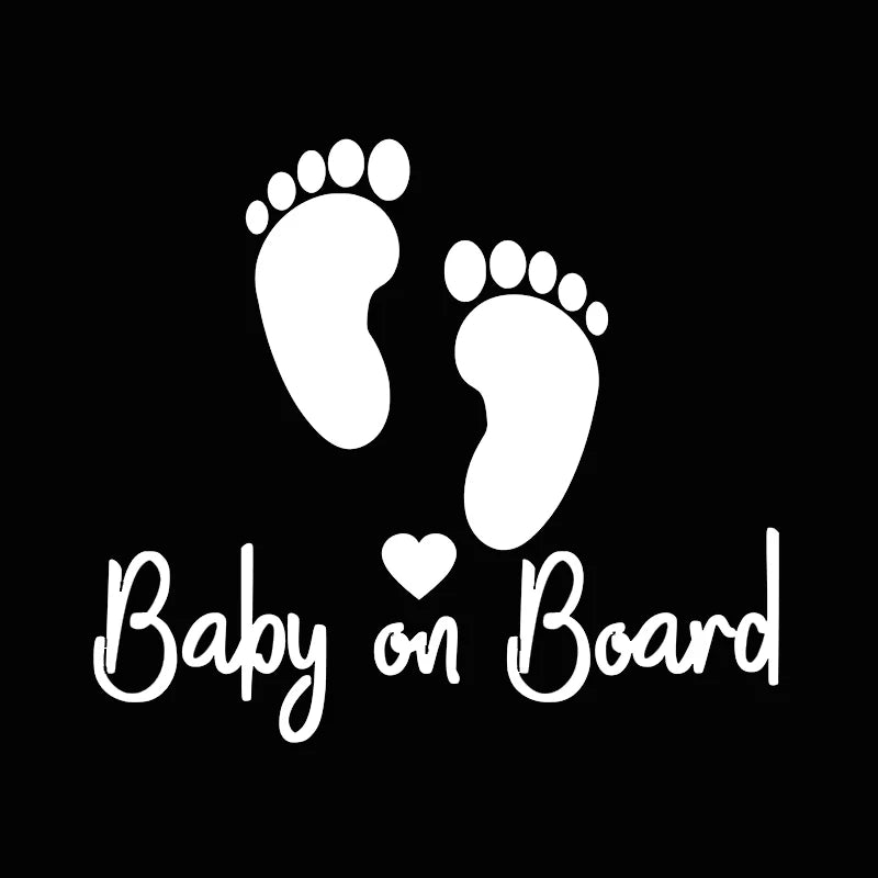 Reflective 3D Baby On Board Car Decal Silver Vinyl Sticker 12.7x11.2cm – Car Accessories | MotorWorld Marketplace