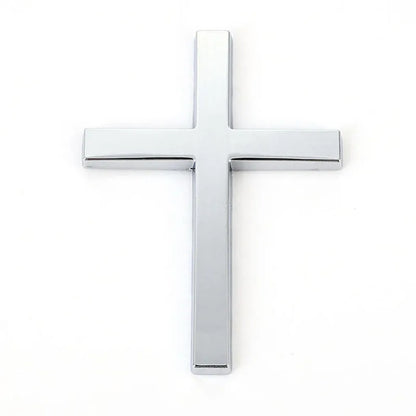 3D Metal Christian Cross Emblem Badge Decal for All Cars