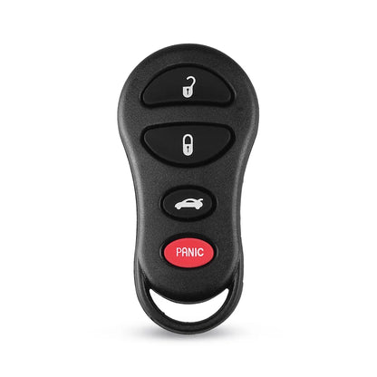 Coque de clé télécommande KEYYOU 4 boutons pour Chrysler Dodge