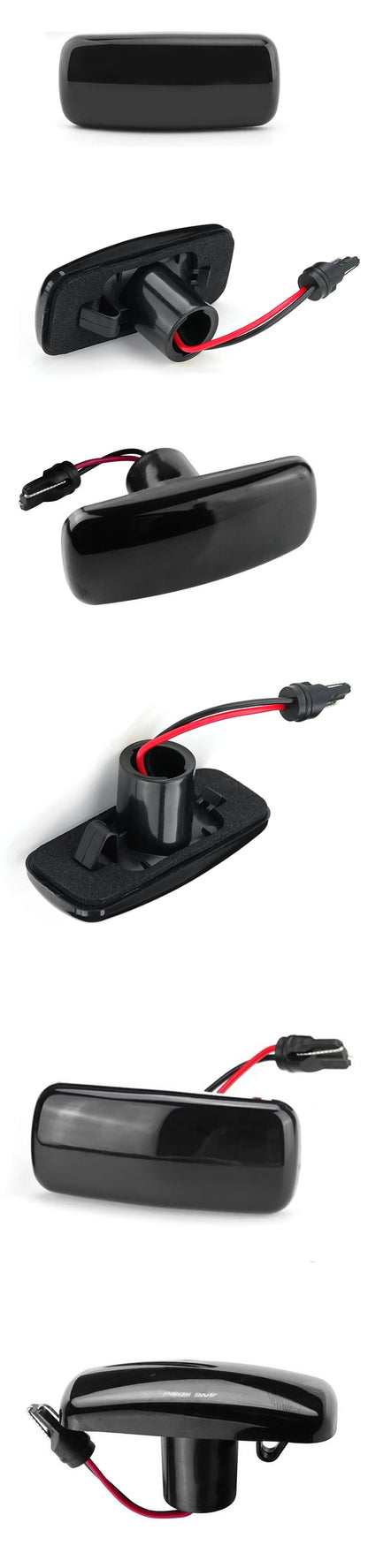 Feux de position latéraux dynamiques à LED fumés pour Jeep, Dodge, Chrysler