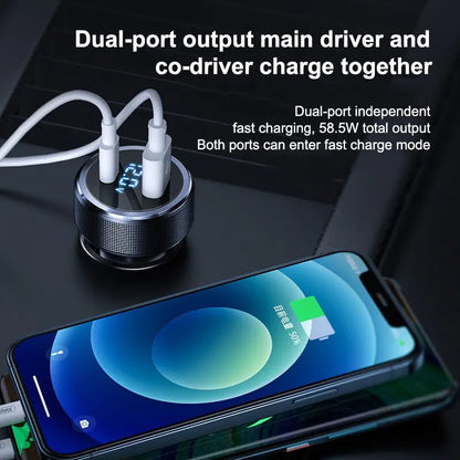 Chargeur de voiture en alliage métallique