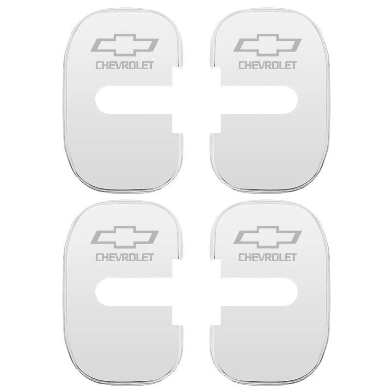 4PCS Door Lock Buckle Covers for Chevrolet, Durable Protection