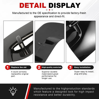 Front Fender Air Vent Covers for KIA Stinger 2017-2023, Pair – Car Accessories | MotorWorld Marketplace