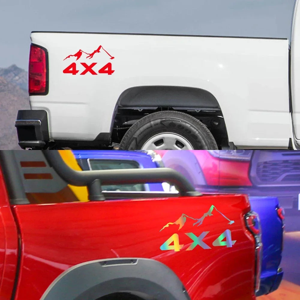 4X4 Mountain Vinyl Decal for Pickup Trucks – Pro Fit – Car Accessories | MotorWorld Marketplace