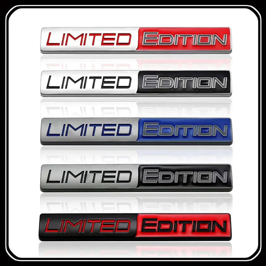 Universal Limited Edition Metal Emblem Badge