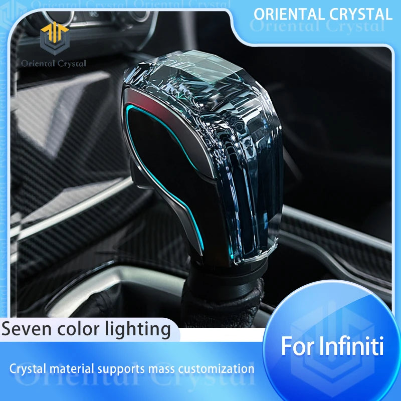 LED Crystal Shift Knob for Infiniti Q50L/Q60/QX80/Q70L – Car Accessories | MotorWorld Marketplace