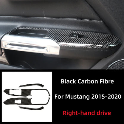 Carbon Fiber Window Switch Trim for Mustang GT 2015-2021