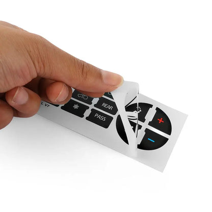 GMC Radio & A/C Button Repair Stickers - Pro Fit
