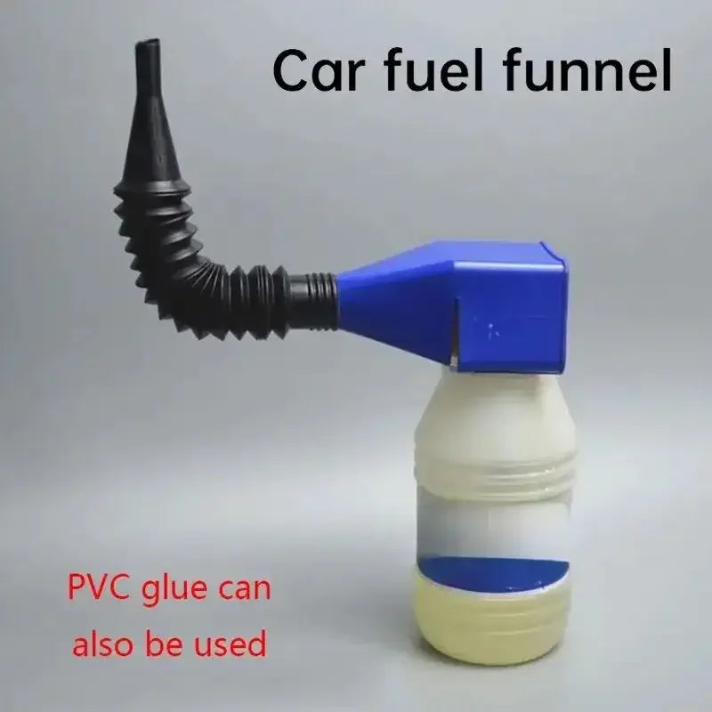Entonnoir pliable pour carburant et huile avec filtre à pression – Pour voitures et motos