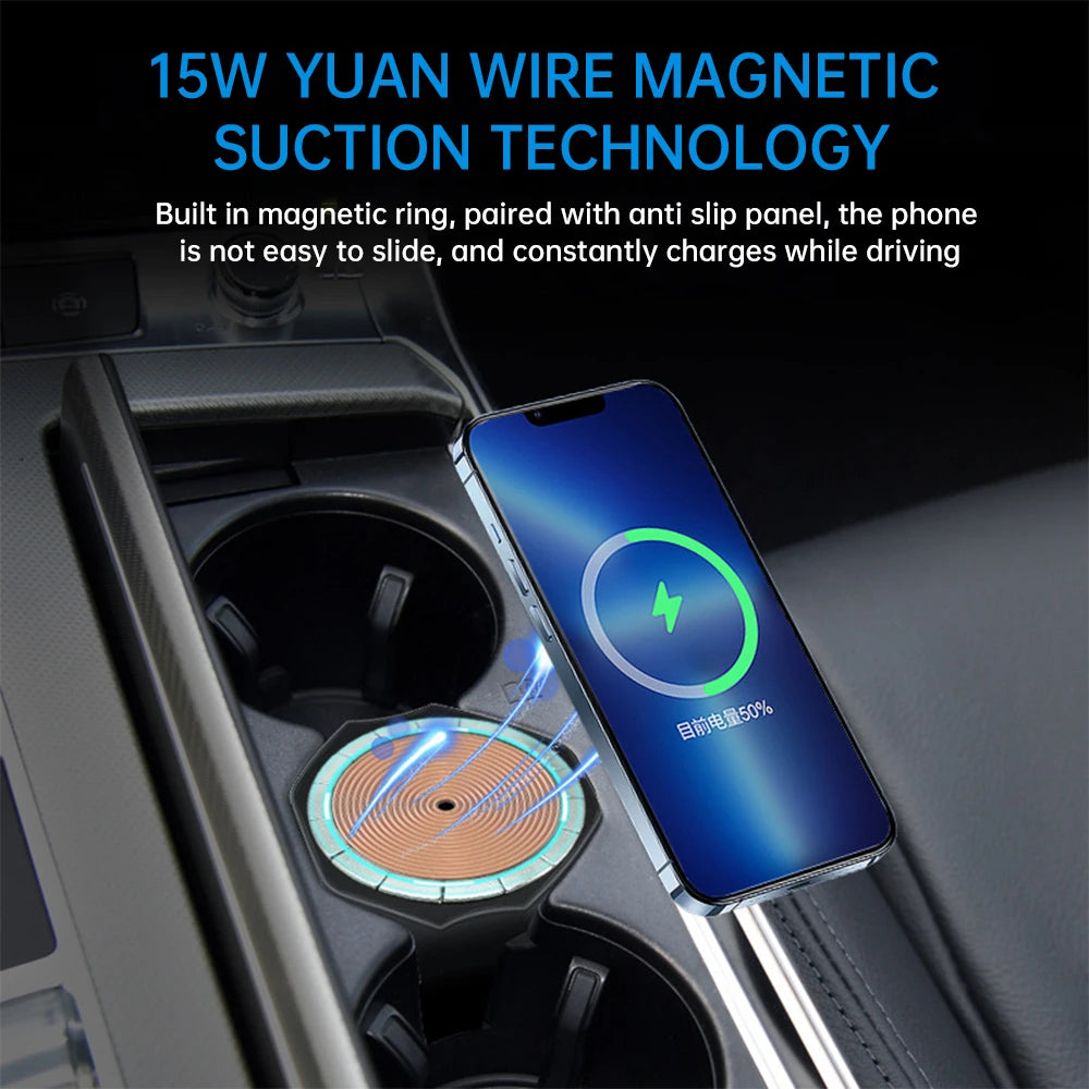 15W Fast Wireless Charger Pad for Audi A6/A7/S6/S7