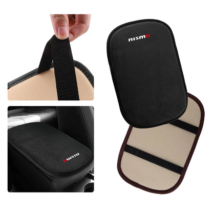 Premium Suede Armrest Mat for Nissan Qashqai, Trail, Juke