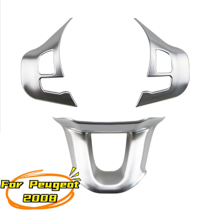 Premium ABS Steering Wheel Trim for Peugeot 2008/208