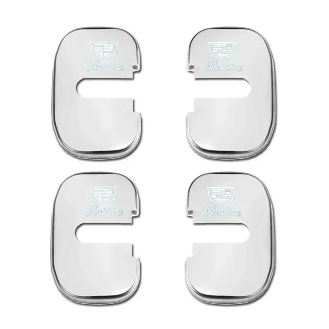 (NOT SOLD TO USA) 4pcs Door Lock Cover Stickers for Cadillac CTS/ATS/Escalade B-Silver – Car Accessories | MotorWorld Marketplace