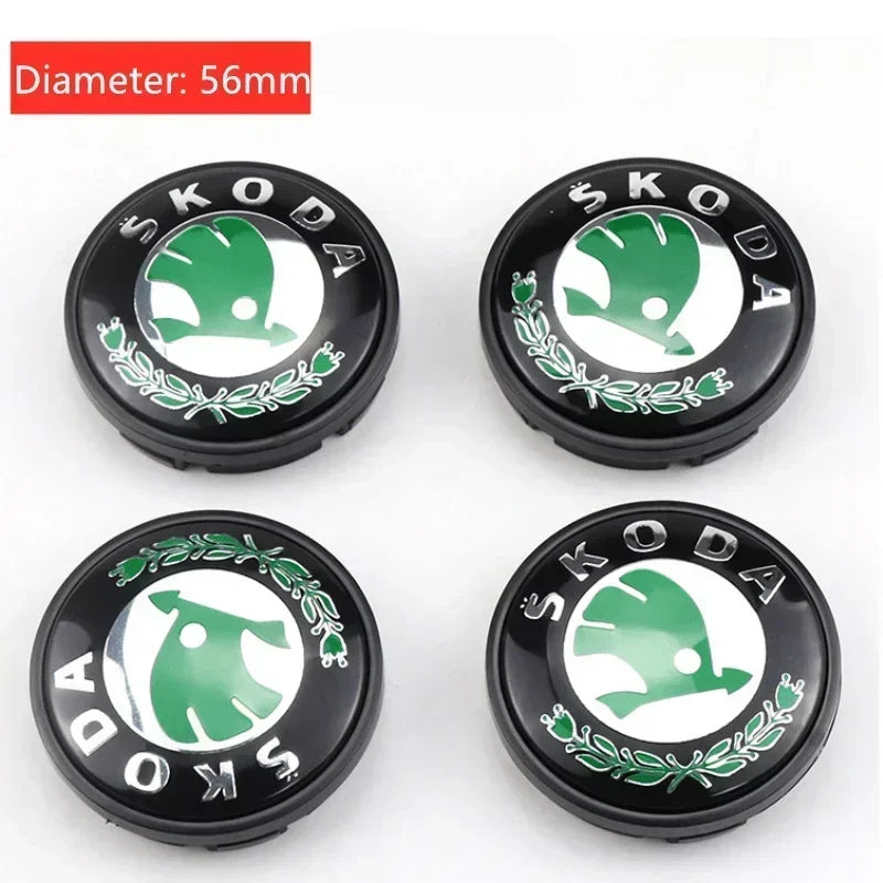 Skoda Wheel Center Hub Caps Logo – All Models