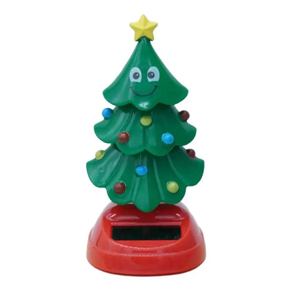 New 2025-2026 Solar Dancing Christmas Tree Car Ornament