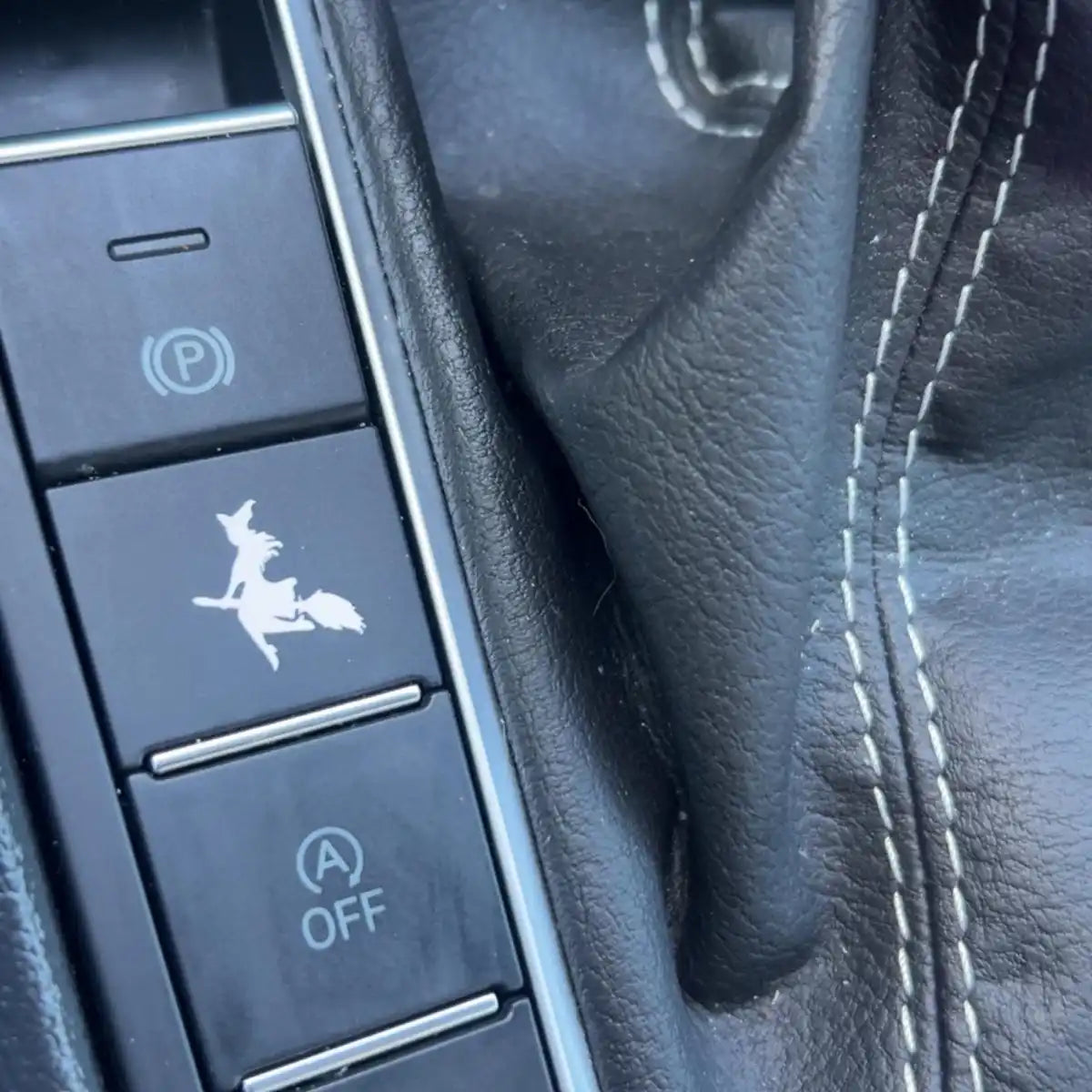 Witch Car Button Vinyl Decals – Spooky Halloween Interior Decor – Car Accessories | MotorWorld Marketplace