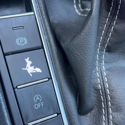 Witch Car Button Vinyl Decals – Spooky Halloween Interior Decor – Car Accessories | MotorWorld Marketplace