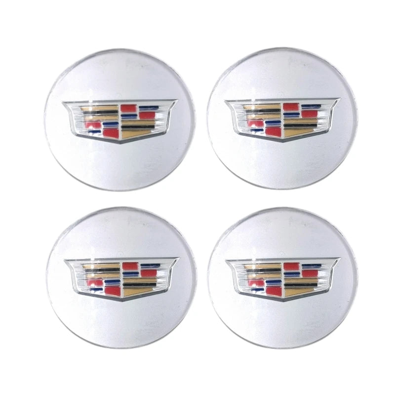 (NOT SOLD TO USA) 4Pcs 60/65MM Cadillac Wheel Center Hub Emblems Stickers – Car Accessories | MotorWorld Marketplace