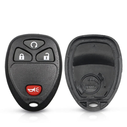 KEYYOU 2pcs Remote Key Shell for Chevy Tahoe GMC Yukon 07-14