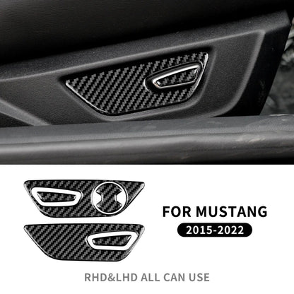 Real Carbon Fiber Interior Trim for Ford Mustang 2015-2023 27 Soft Carbon – Car Accessories | MotorWorld Marketplace