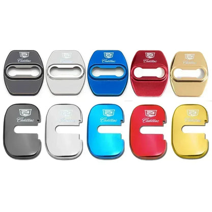 (NOT SOLD TO USA) 4pcs Door Lock Cover Stickers for Cadillac CTS ATS Escalade – Car Accessories | MotorWorld Marketplace