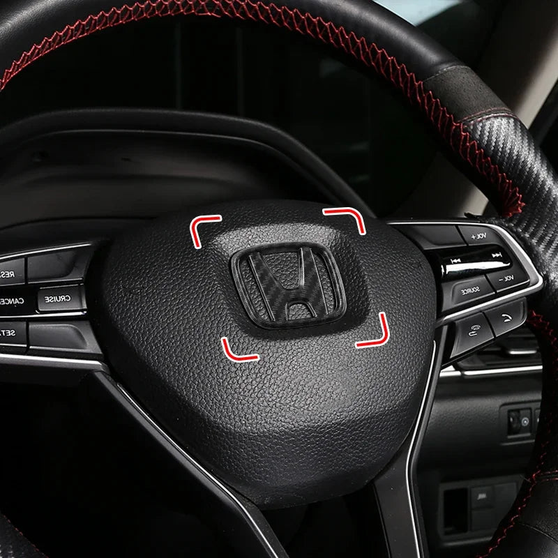 Honda Steering Wheel Badge Sticker - Mugen Style, 1Pc