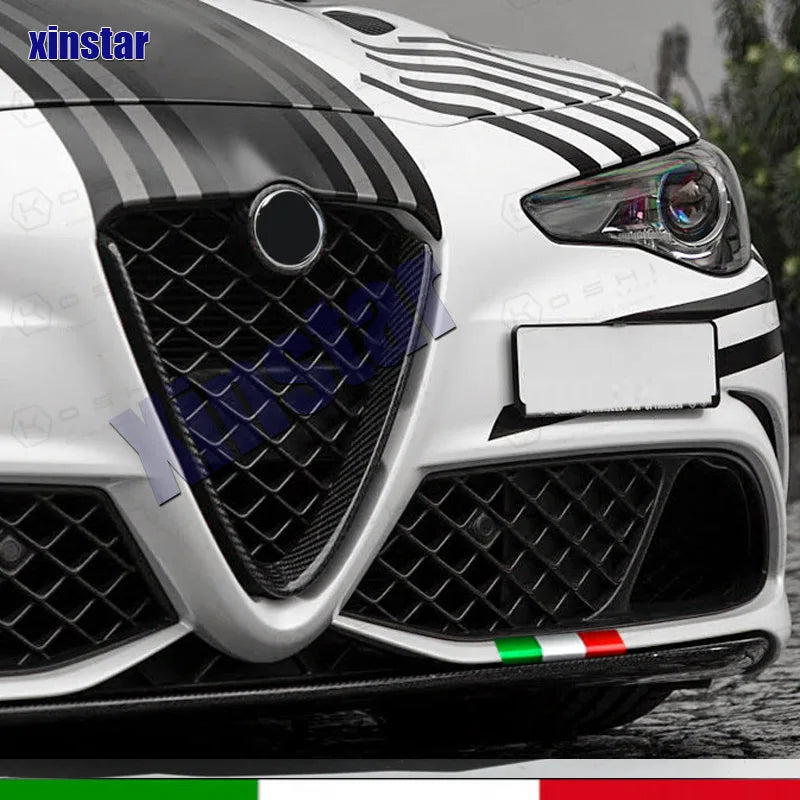Italian Flag Grille Decals for Alfa Romeo Giulia 159 TI – Car Accessories | MotorWorld Marketplace