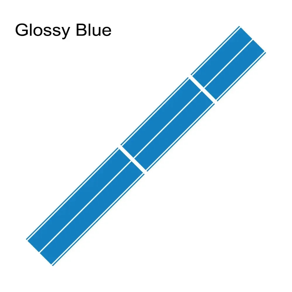 Mustang EcoBoost Shelby GT Hood & Roof Stripe Decal Set Glossy Blue – Car Accessories | MotorWorld Marketplace