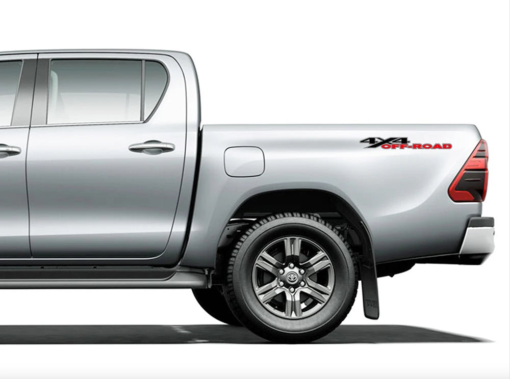 2Pcs 4X4 Off Road Decals for F150 Silverado Sierra Ram