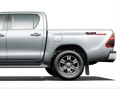 2Pcs 4X4 Off Road Decals for F150 Silverado Sierra Ram