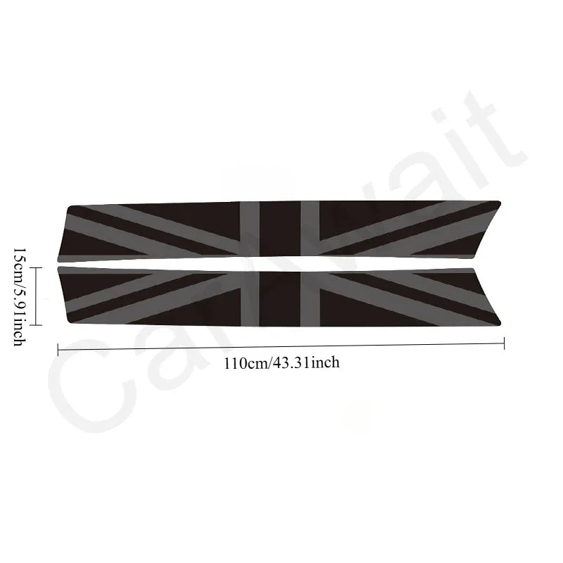 MINI Cooper F55-F67 Hood Grille Trim Vinyl Decal Overlay – Car Accessories | MotorWorld Marketplace
