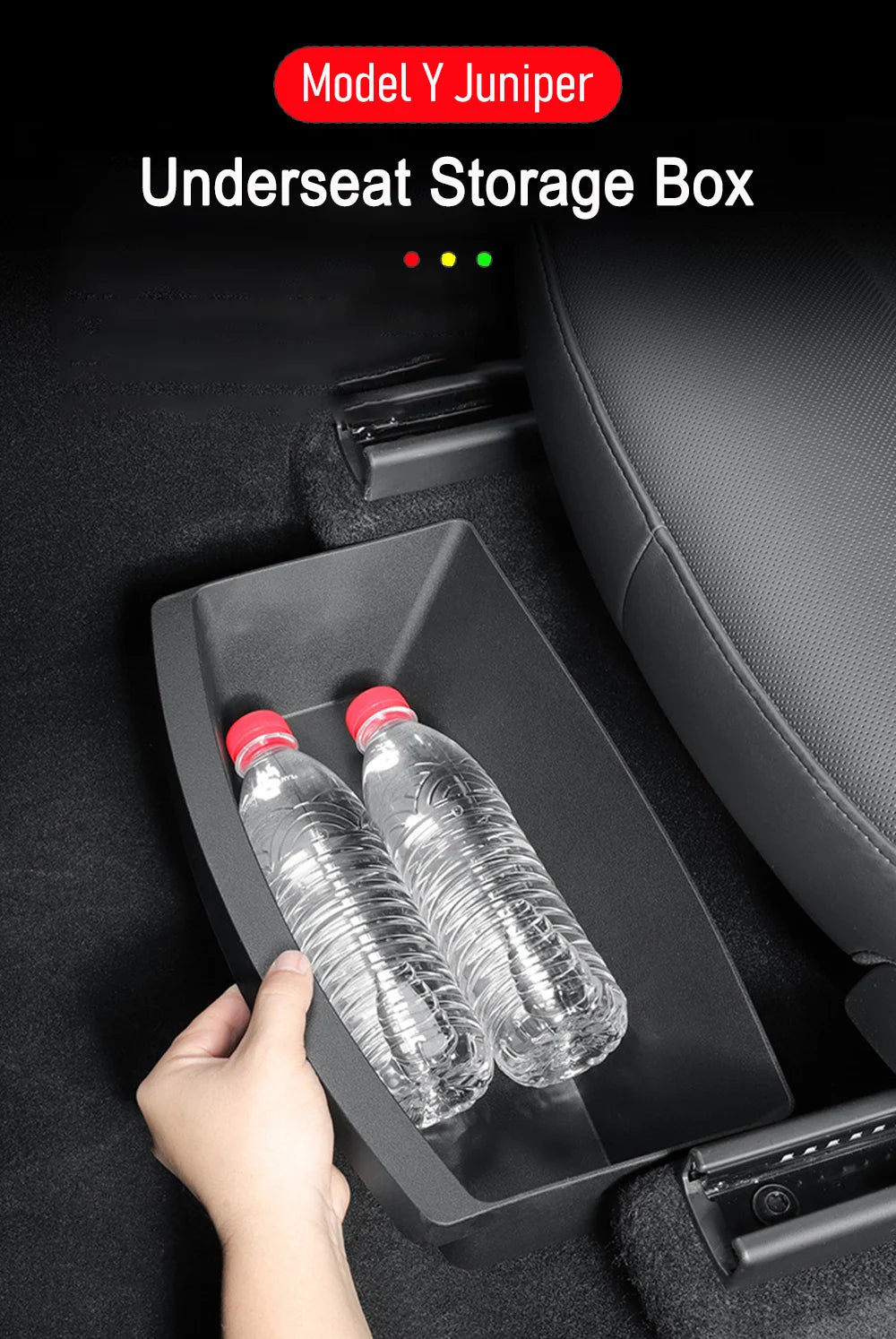 Tesla Model Y Juniper 2025 Under Seat Storage Organizer Box