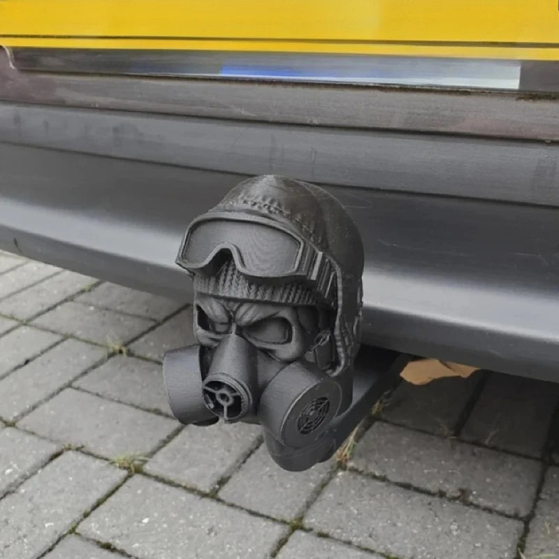 3D Printed Stalker Gas Mask Hitch Cover – Rustproof, Pro Grade – Car Accessories | MotorWorld Marketplace