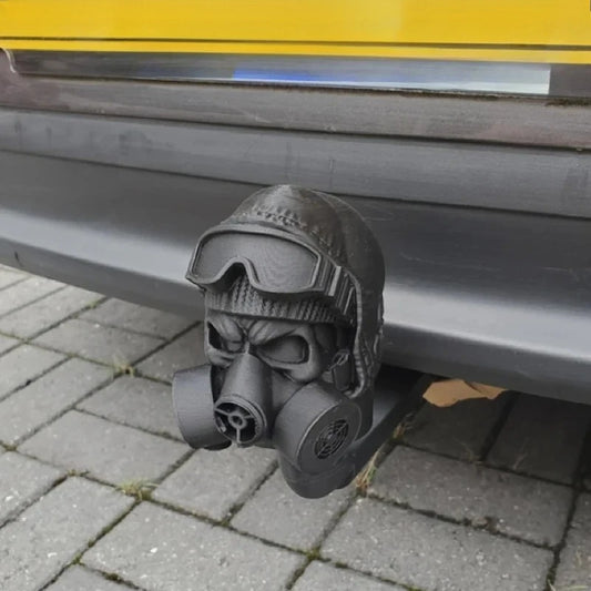 3D Printed Stalker Gas Mask Hitch Cover – Rustproof, Pro Grade – Car Accessories | MotorWorld Marketplace