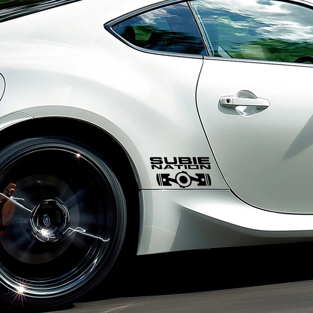 SUBIE Nation JDM Sticker 20x10.7cm for Subaru WRX BRZ STI – Car Accessories | MotorWorld Marketplace