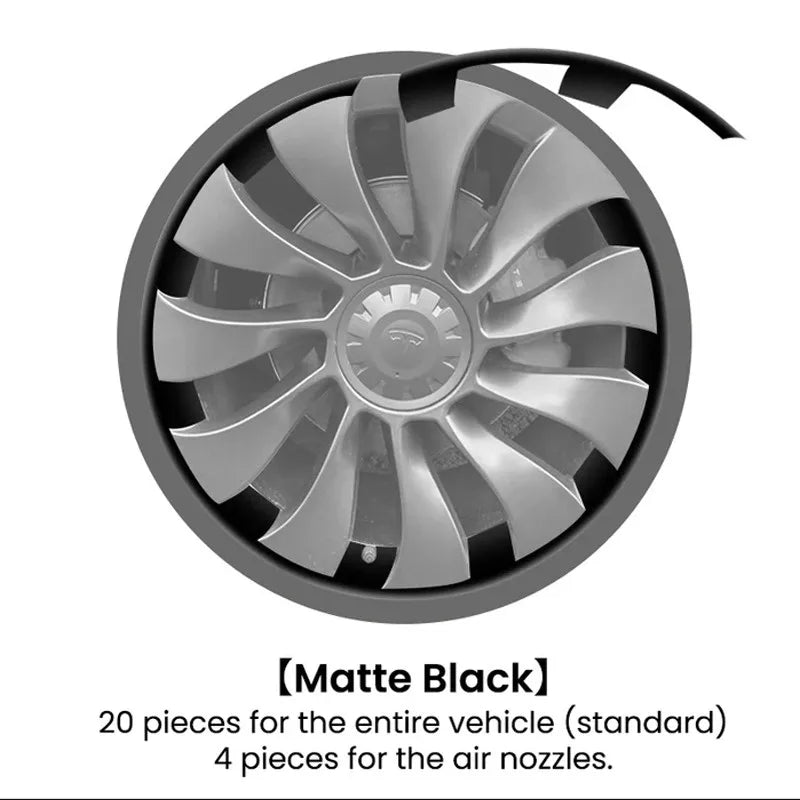 21" Uberturbine Wheel Cover Rim Protector for Tesla Y 21-24 21inch black China Mainland – Car Accessories | MotorWorld Marketplace