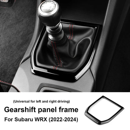 Subaru Impreza WRX STI 2022-2024 Carbon Gear Shift Panel Cover Trim Glossy Black – Car Accessories | MotorWorld Marketplace