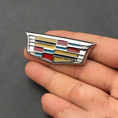 (NOT SOLD TO USA) 3D Metal Emblem Badge for Cadillac Escalade DTS SRX XT5 Cai-Silver-Small – Car Accessories | MotorWorld Marketplace