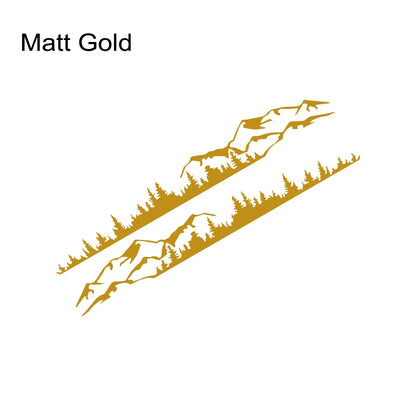 Forest Mountain Vinyl Decal for Ford Bronco TRX4 2021-2023 Matt Gold – Car Accessories | MotorWorld Marketplace