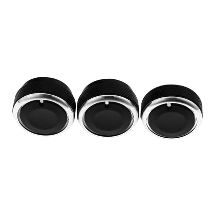 Lot de 3 boutons de climatisation en aluminium pour Chevrolet Sail 2008-2014 