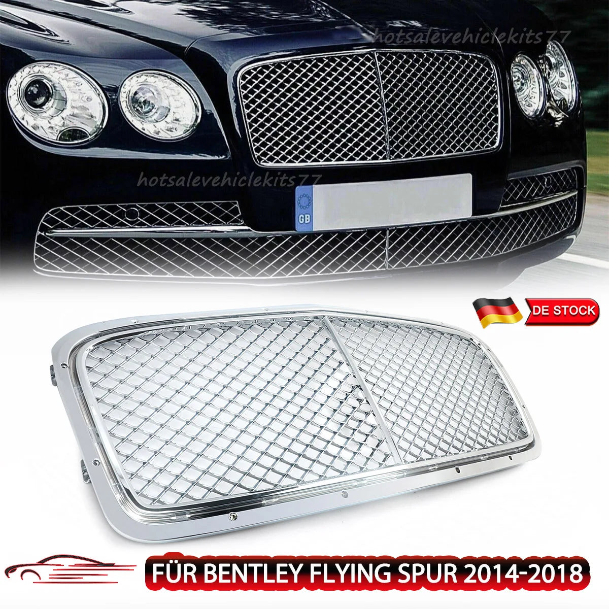 Bentley Flying Spur W12 V8 Front Upper Chrome Grille 13-19 – Car Accessories | MotorWorld Marketplace