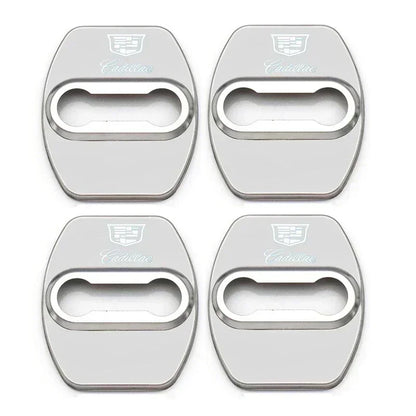 (NOT SOLD TO USA) 4pcs Door Lock Cover Stickers for Cadillac CTS/ATS/Escalade A-Silver – Car Accessories | MotorWorld Marketplace