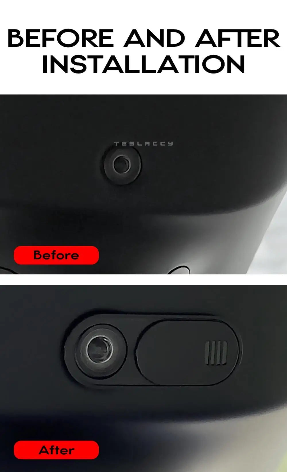 Tesla Model 3 Y 2024 Camera Cover Privacy Blocker
