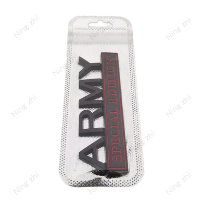 ARMY SPECIAL EDITION 3D Chrome Emblem Badge – Pro Styling – Car Accessories | MotorWorld Marketplace