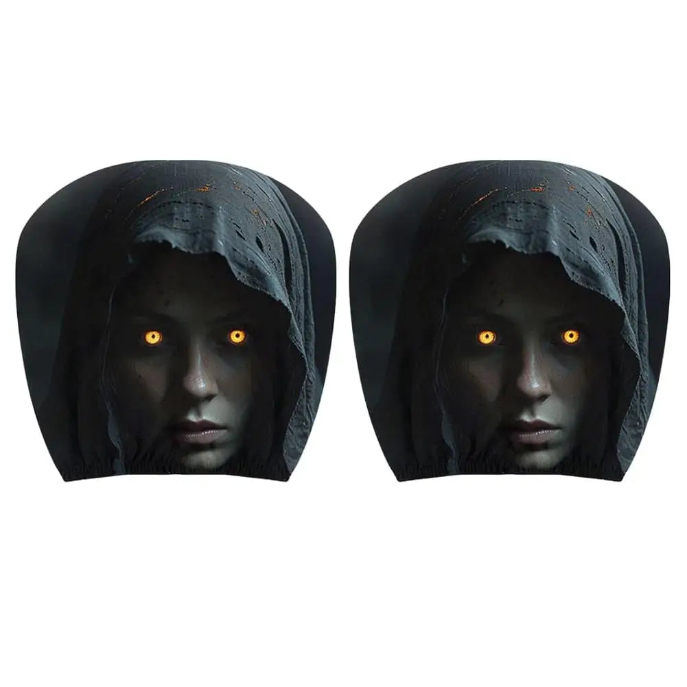 Halloween Reaper Headrest Covers – Horror Car Decor 2pcs – Car Accessories | MotorWorld Marketplace