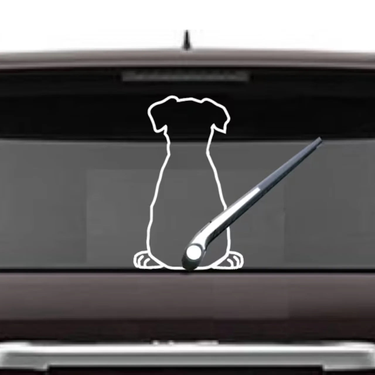 Cute Dog Wiggling Tail Rear Wiper Decal – Waterproof Vinyl – Car Accessories | MotorWorld Marketplace